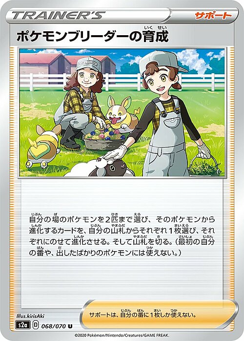 Pokemon Breeder's Nurturing Card Front