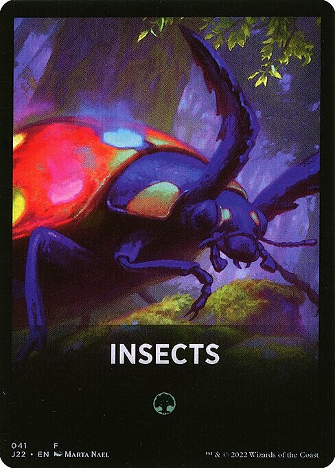 Jumpstart Pack Summary Card: Insects Frente