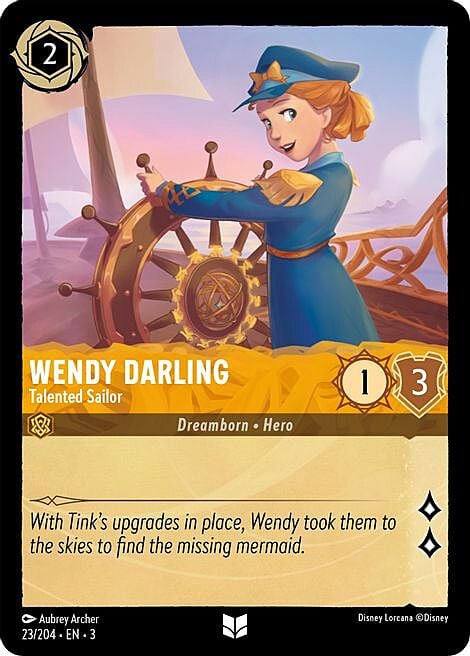 Wendy Darling - Talented Sailor Card Front