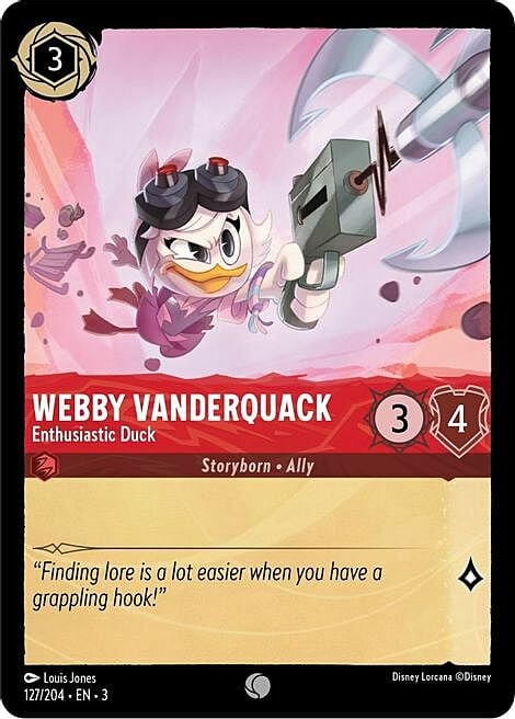 Webby Vanderquack - Enthusiastic Duck Frente