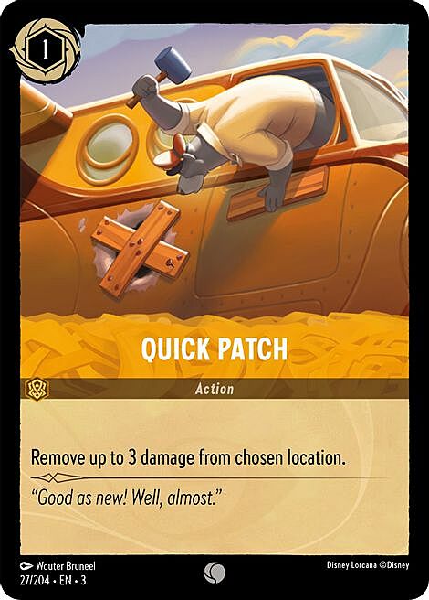 Quick Patch Card Front