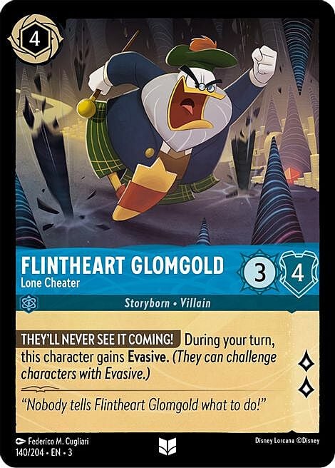 Flintheart Glomgold - Lone Cheater Frente