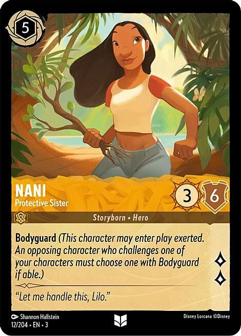 Nani - Protective Sister Card Front