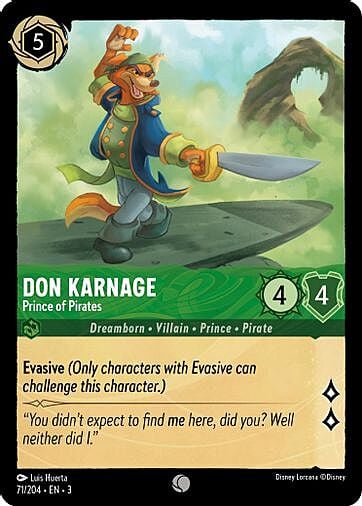 Don Karnage - Prince of Pirates Frente