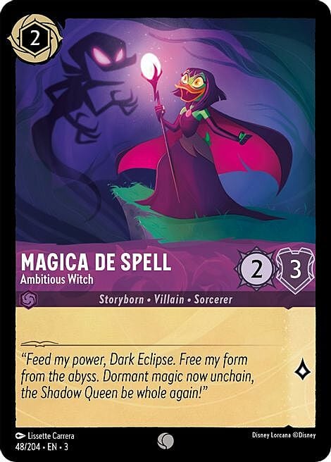 Magica De Spell - Ambitious Witch Card Front