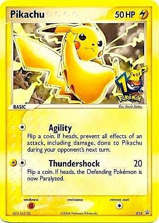 Pikachu [Gnaw | Agility] Card Front