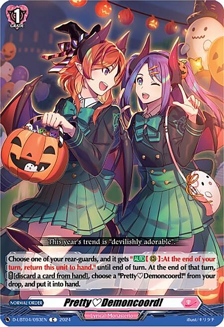 PrettyDemoncoord! Card Front