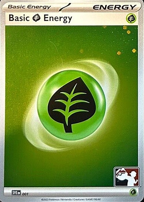 Basic Grass Energy Card Front
