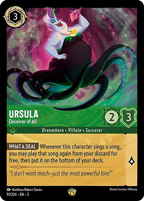 Ursula - Deceiver of All Frente