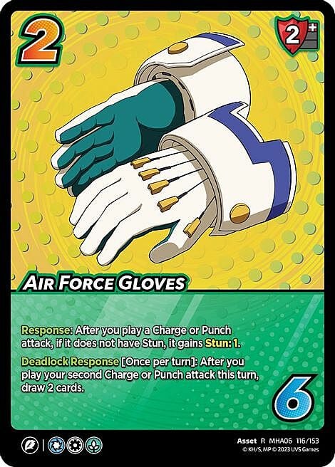 Air Force Gloves Card Front