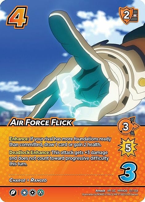 Air Force Flick Card Front