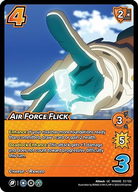 Air Force Flick Card Front