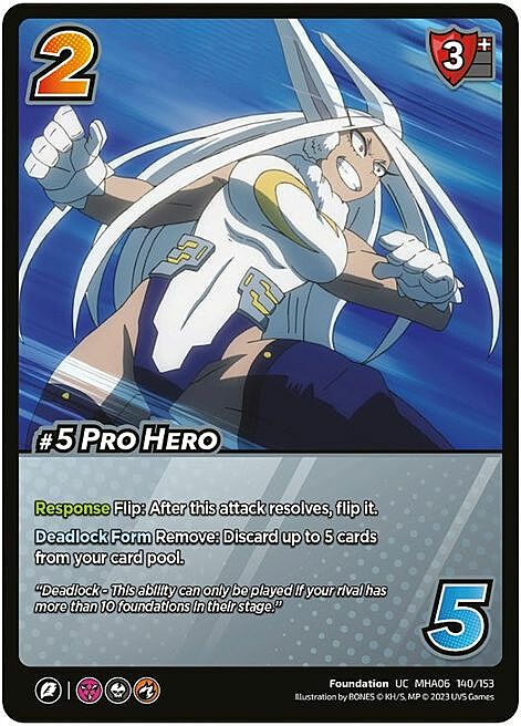 #5 Pro Hero Card Front