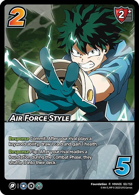 Air Force Style Card Front