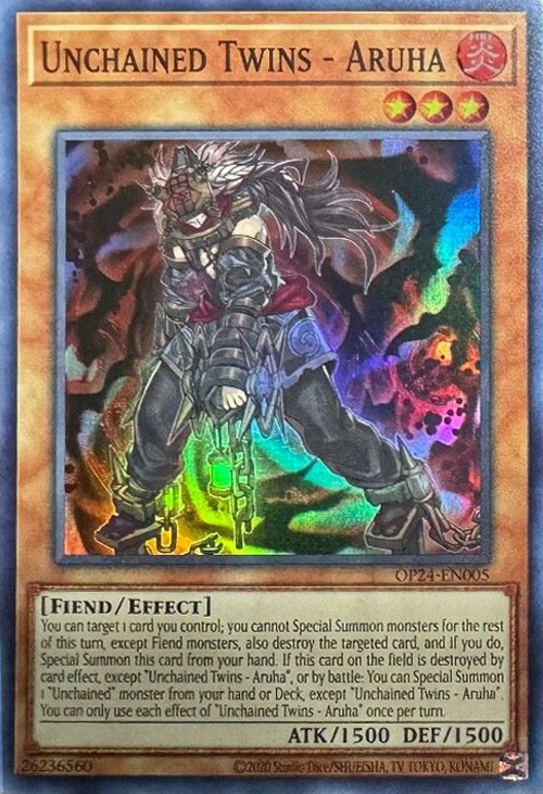 Unchained Twins Aruha Ots Tournament Pack Yu Gi Oh Cardtrader