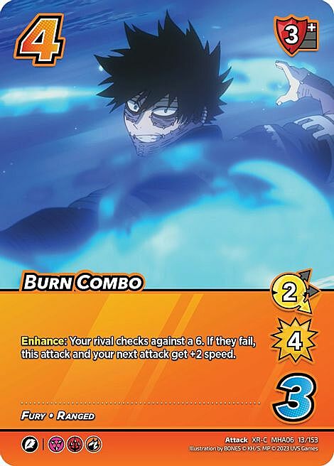 Burn Combo Card Front