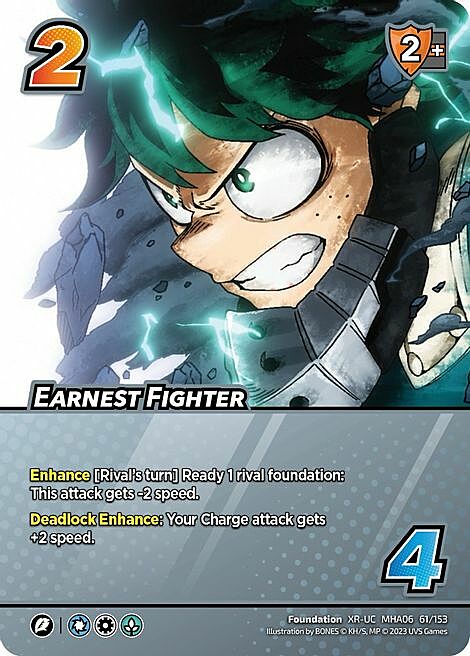 Earnest Fighter Card Front