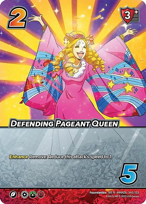 Defending Pageant Queen Card Front