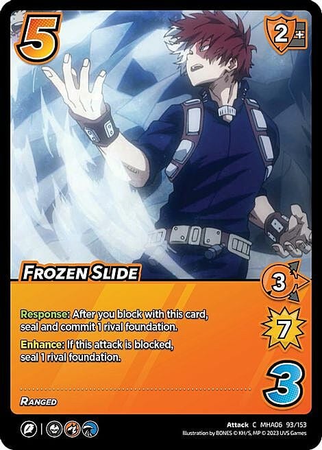 Frozen Slide Card Front