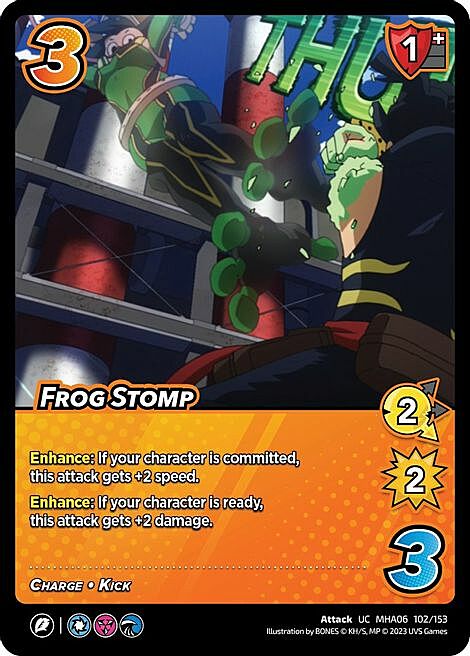 Frog Stomp Card Front