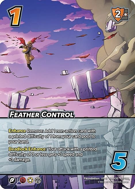 Feather Control Card Front