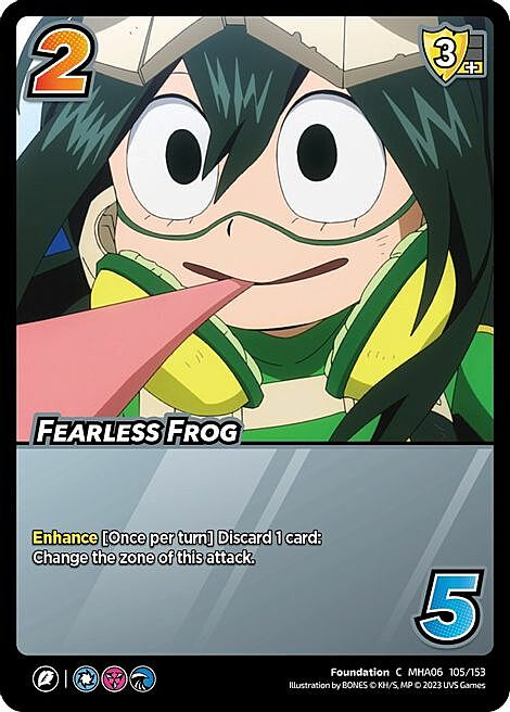 Fearless Frog Card Front