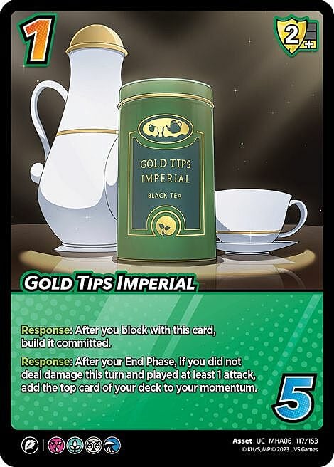 Gold Tips Imperial Card Front