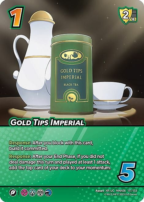 Gold Tips Imperial Card Front