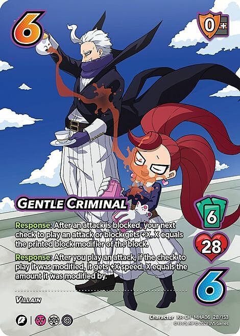 Gentle Criminal Card Front