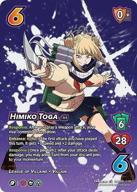 Himiko Toga Card Front