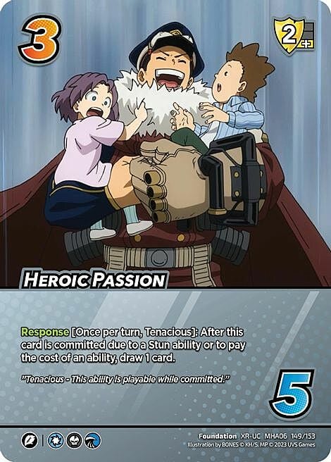 Heroic Passion Card Front