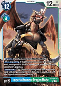 Imperialdramon: Dragon Mode Card Front