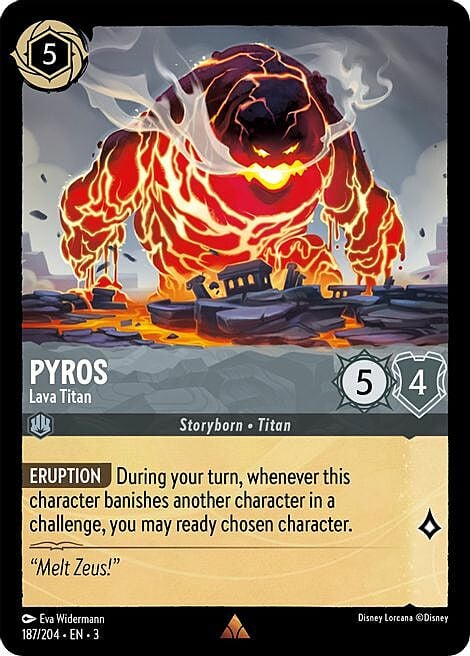 Pyros - Titano di Lava Card Front