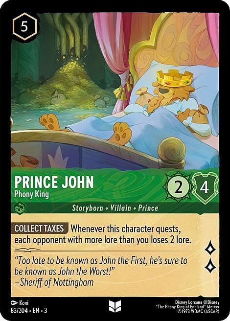 Prince John - Phony King Frente