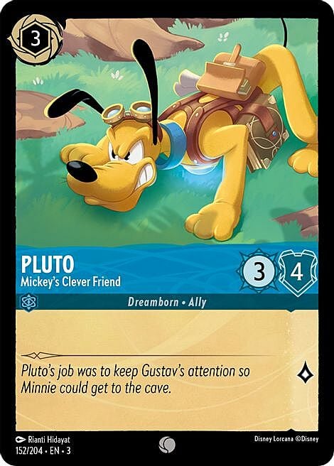 Pluto - Amico Sveglio di Topolino Card Front