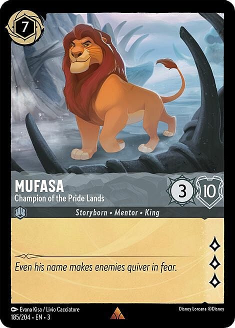 Mufasa - Campione delle Terre del Branco Card Front