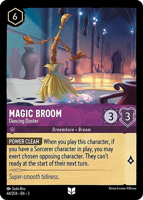 Magic Broom - Dancing Duster Card Front