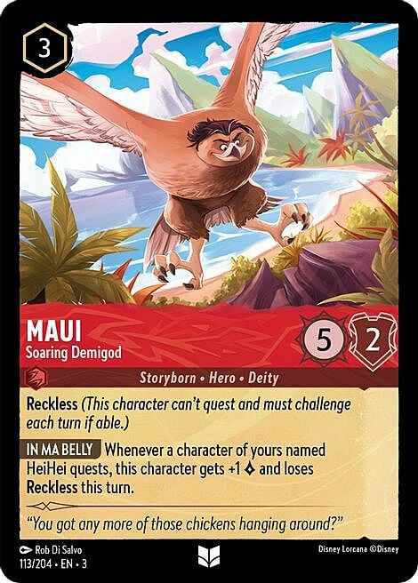 Maui - Semidio Alato Card Front