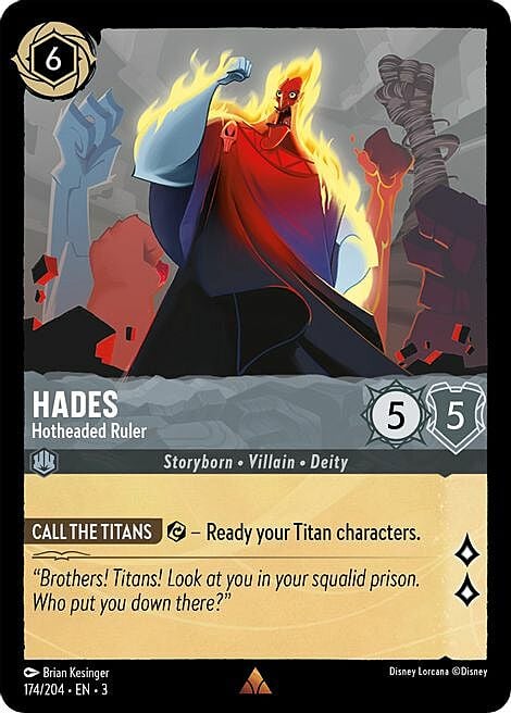 Hades - Hotheaded Ruler Card Front