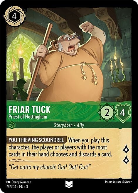 Friar Tuck - Priest of Nottingham Card Front