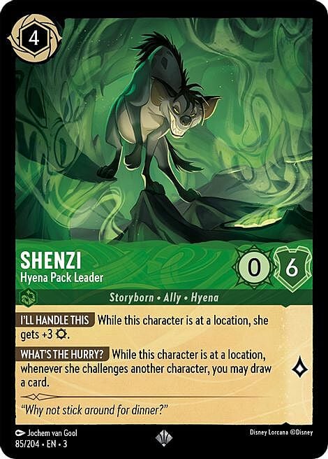 Shenzi - Hyena Pack Leader Card Front