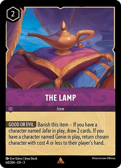 The Lamp Card Front