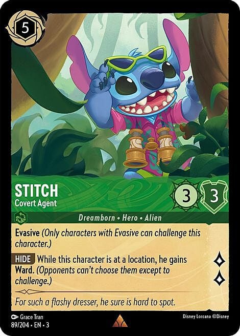 Stitch - Agente in Incognito Card Front