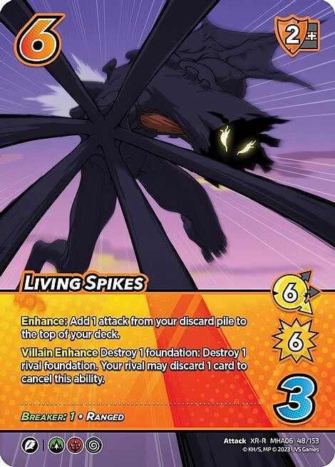 Living Spikes Card Front