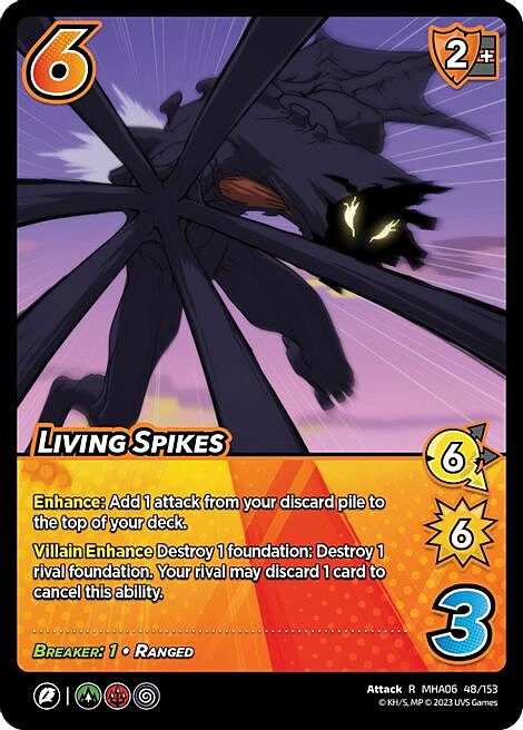 Living Spikes Card Front