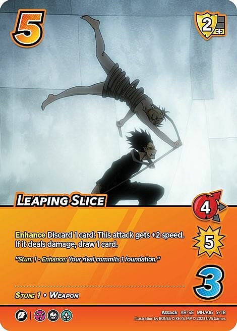 Leaping Slice Card Front