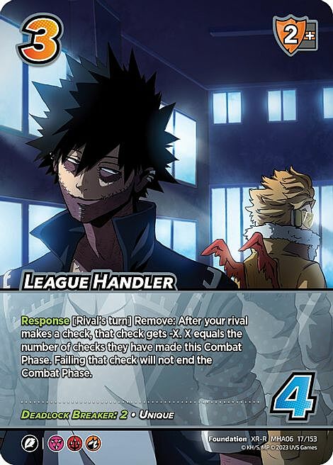 League Handler Card Front