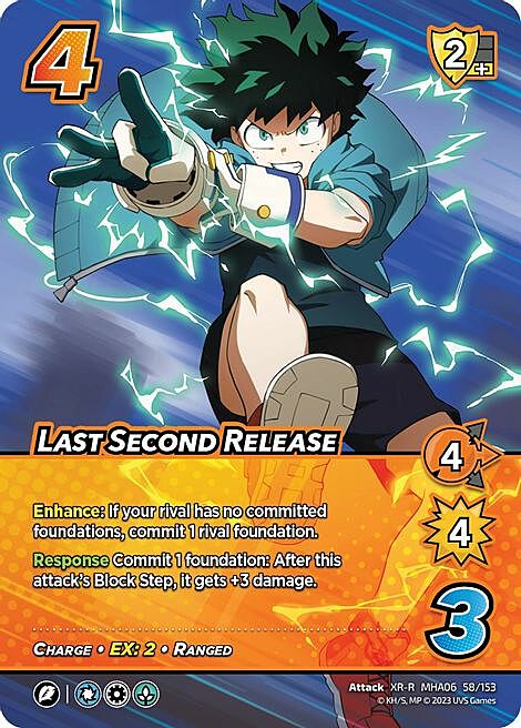 Last Second Release Card Front