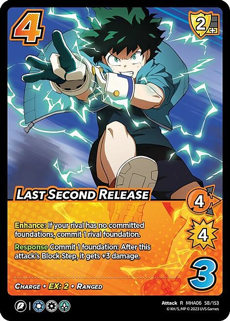 Last Second Release Card Front