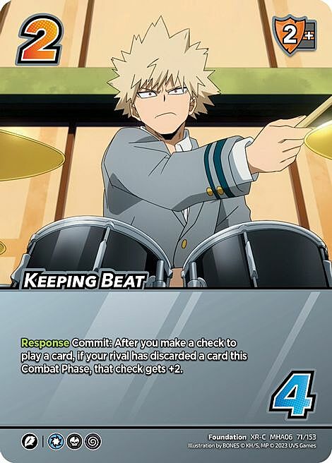 Keeping Beat Card Front